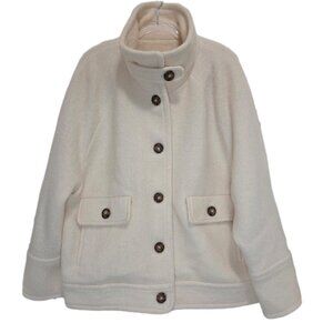 1345 Se'zane Rue Saint-Fiacre Paris Oversized Wool Alpaca Mohair Jacket Sz.XL